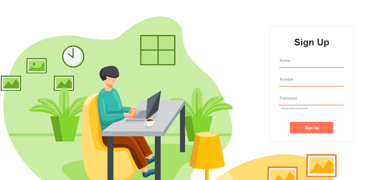 signup templates, registration forms, free signup forms, responsive signup designs, HTML CSS registration form